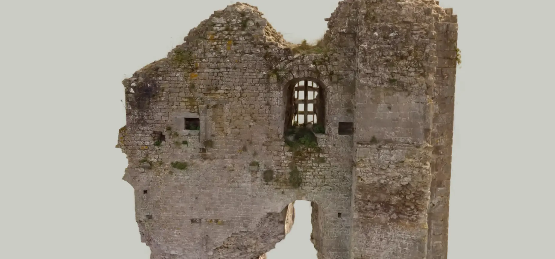 Vue facade sans gaussian splat